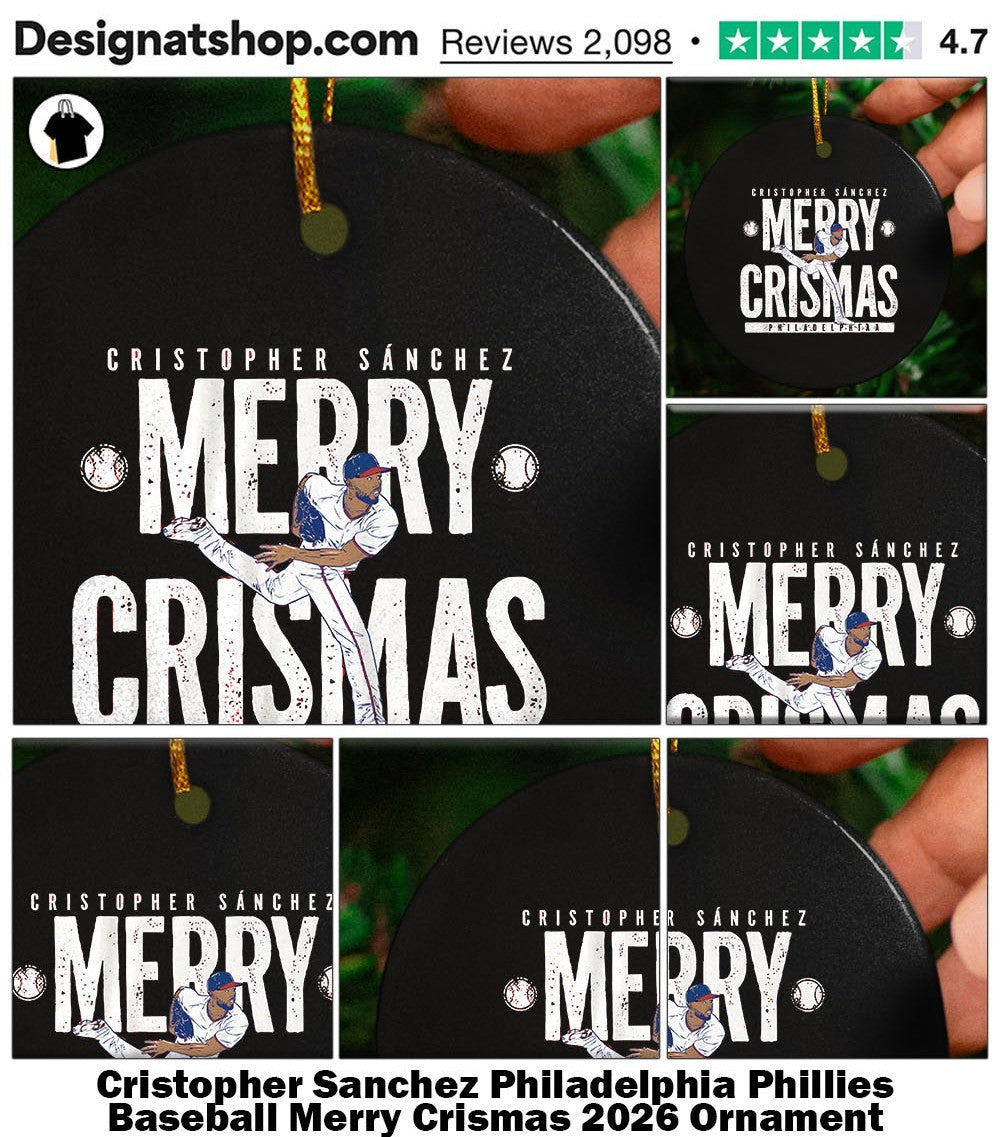 Cristopher Sanchez Philadelphia Phillies Baseball Merry Crismas 2026 shirt