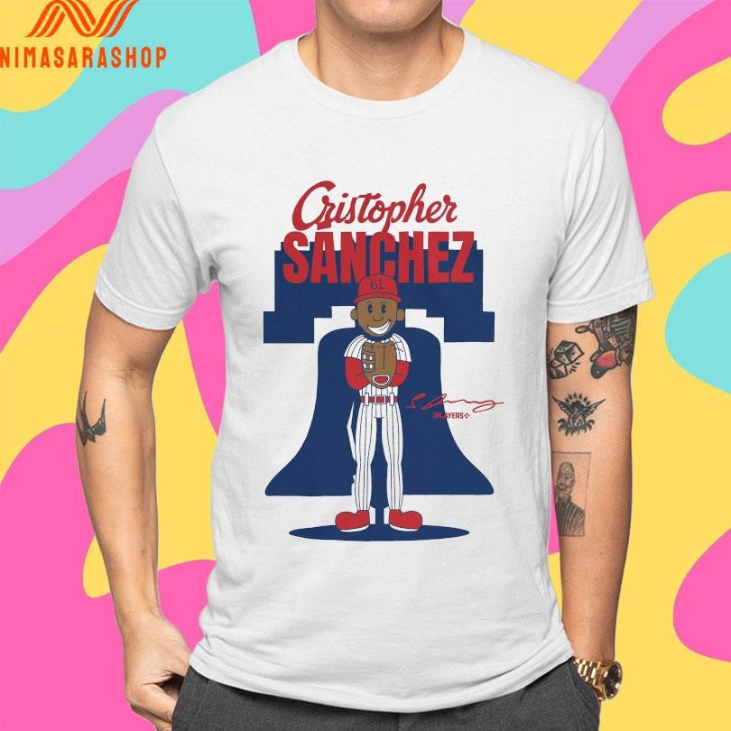 Cristopher Sanchez Philadelphia Phillies Superstar Cartoon 2025 Shirts