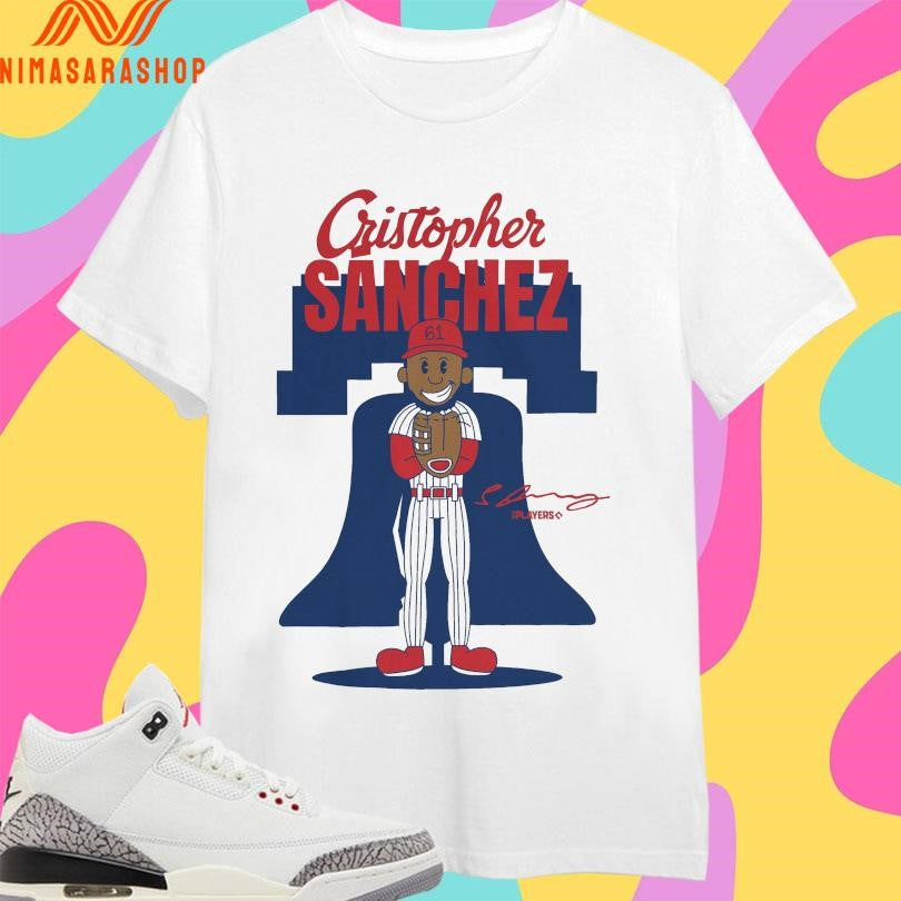 Cristopher Sanchez Philadelphia Phillies Superstar Cartoon 2025 Shirts