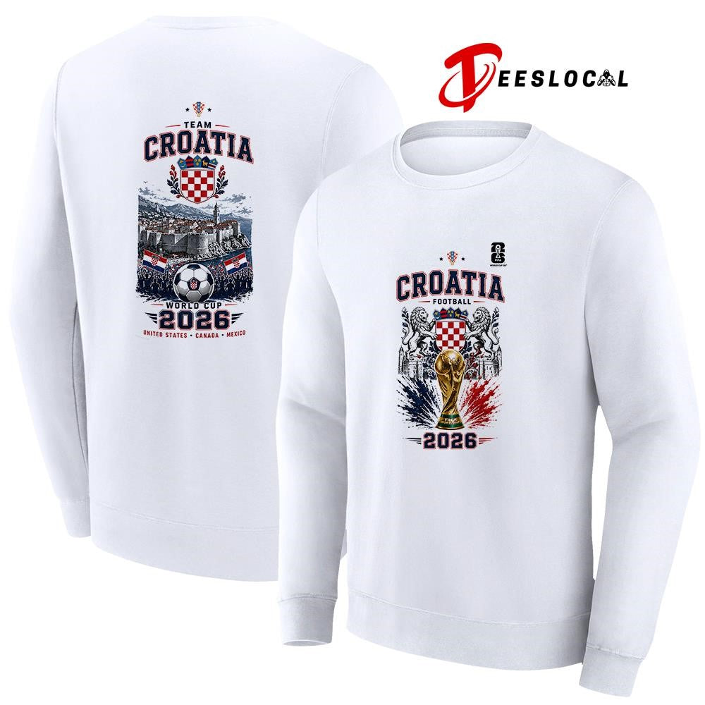 Croatia World Cup trophy graphic shirt