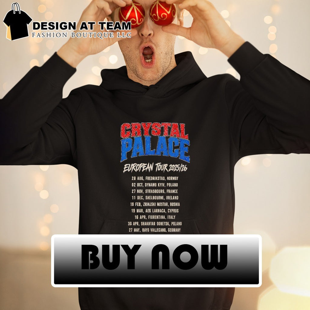 Crystal Palace FC European Tour 2025 26 vintage shirt