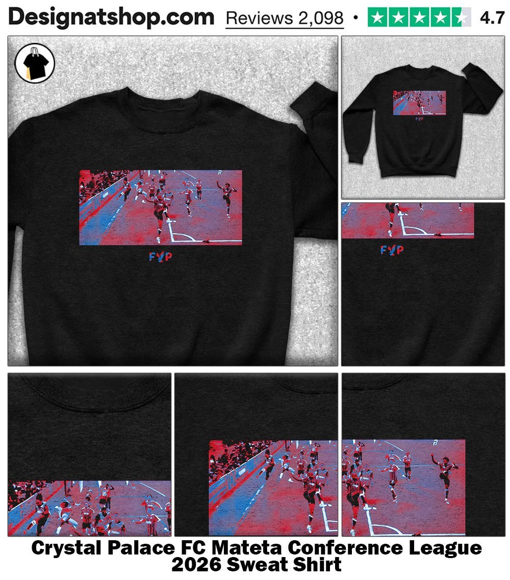 Crystal Palace FC Mateta Conference League 2026 shirt