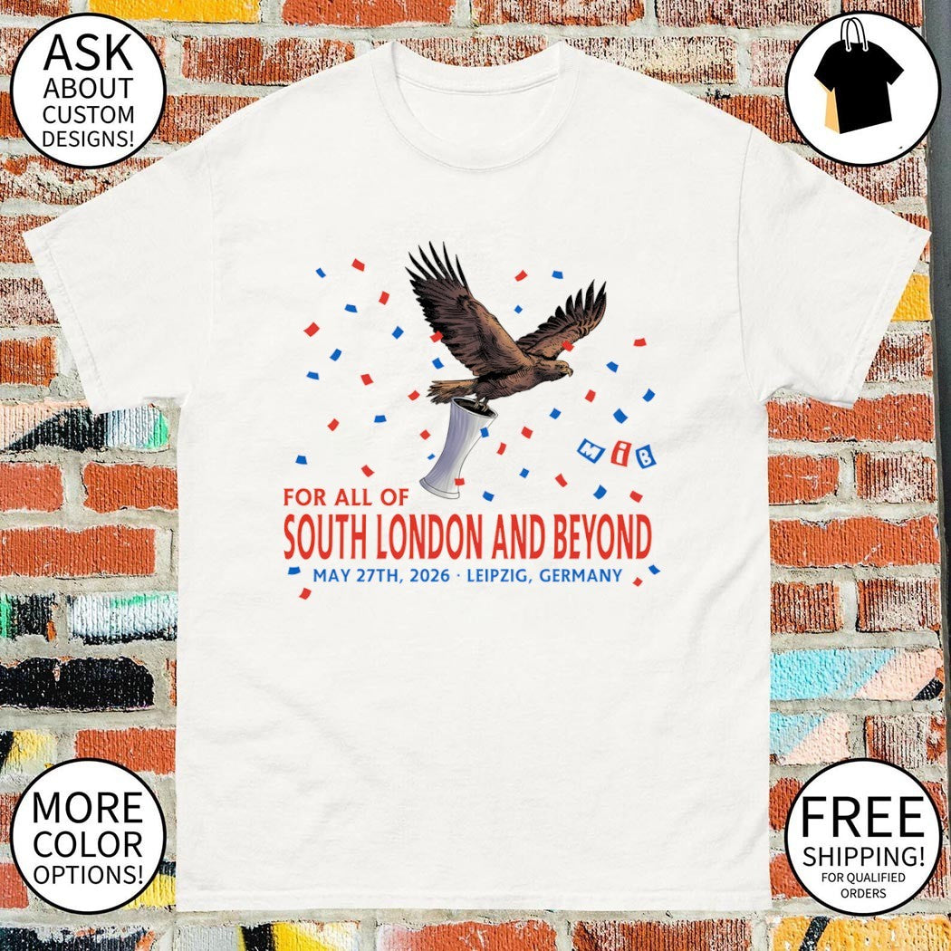 Crystal Palace FC for all of south London and Beyond May 27th 2026 shirt