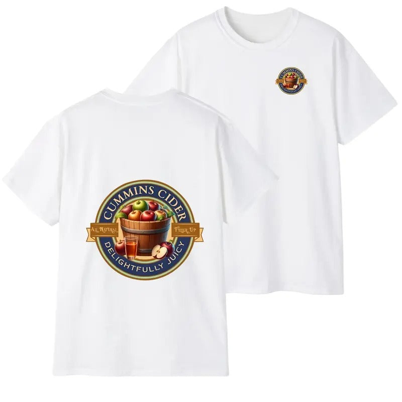 Cummins Cider - men's funny T-shirt- Menswear Casual Crewneck, For Men For Women Hoodie Sweatshirt | PrintMintTees.com