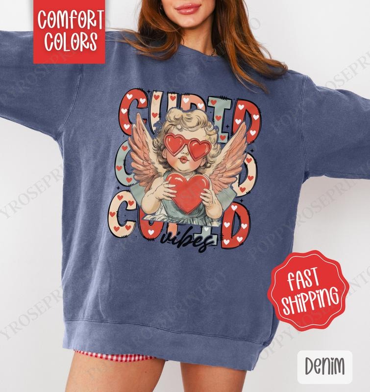 Cupid Valentines Comfort Colors Valentine T-Shirts, Hoodie, Sweatshirt