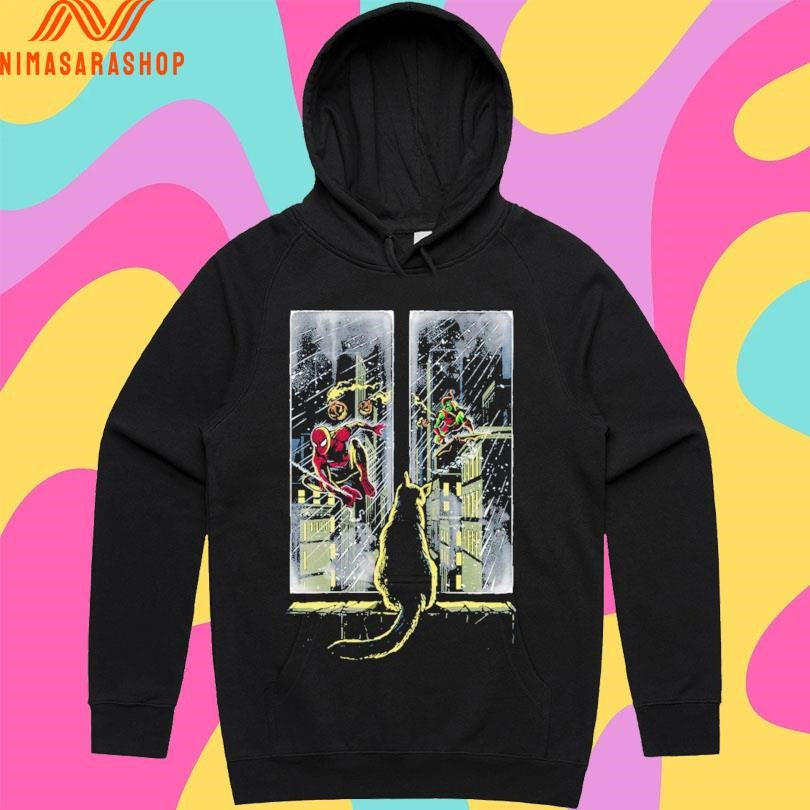Curious Cat Superheroes Shirts