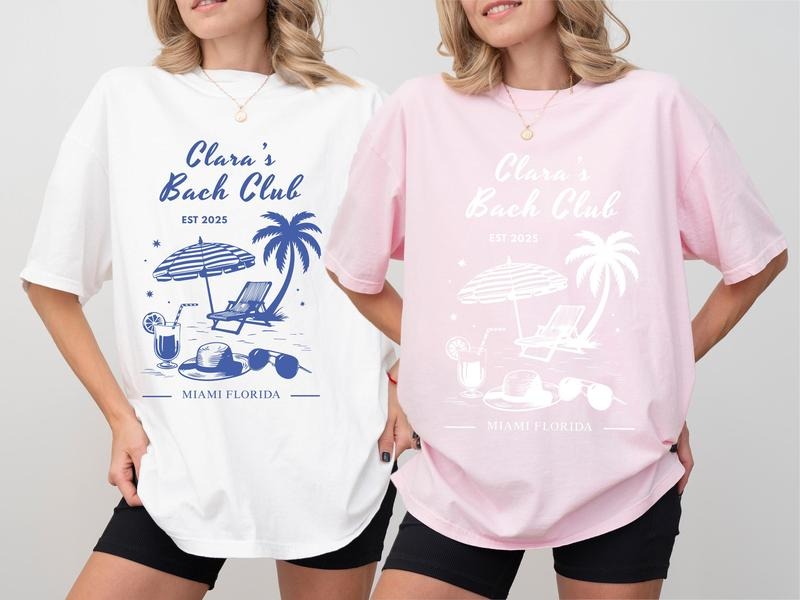 Custom Beach Bachelorette Shirts Beach Bride Shirt Bachelorette Shirt Bach Club Bachelorette Gift Beach Bride And Gifts 2...