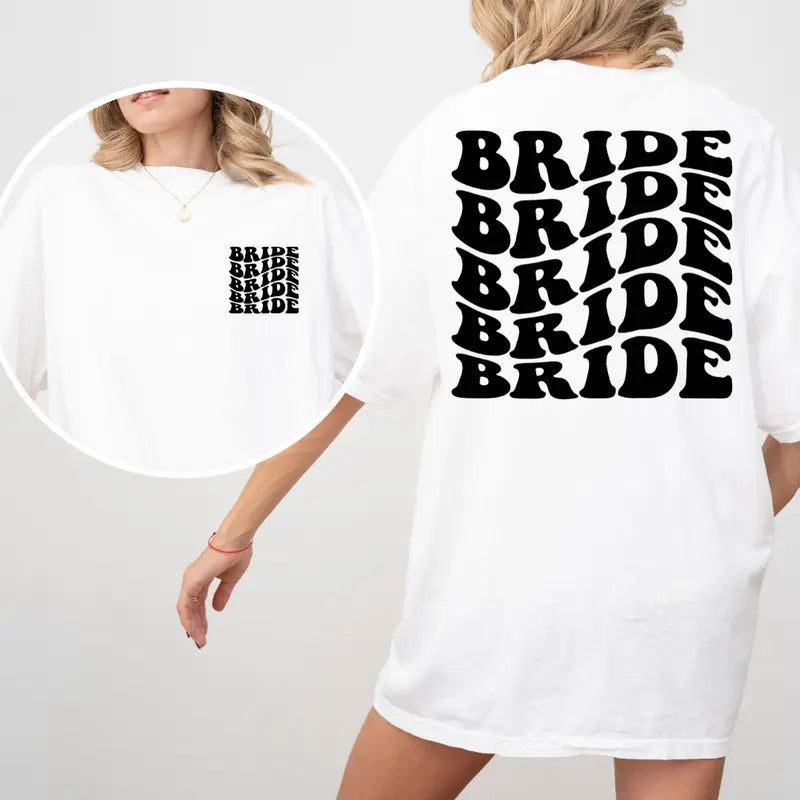 Custom Bride Shirt, Custom Bridesmaids Shirt, Bachelorette Party Shirt, Bridal Gift, Honeymoon Gift, Bachelorette Party,...