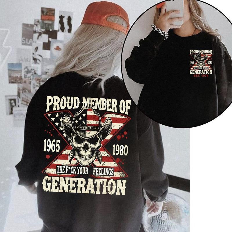 Custom Generation X Collection New Version Shirt, Custom Year Of Birth Shirt, The True Fafo Generation Generation X T...