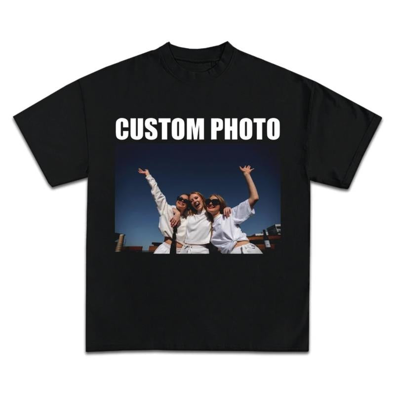 Custom Shirt With Photo, Custom Photo Shirt, Custom T-Shirt Graphic, Picture Shirt, Custom Logo Shirt, T-shirt Photo...