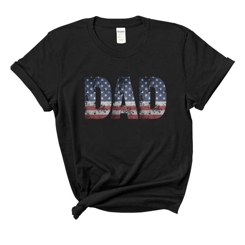 Custom USA Flag T-shirts - Great Fathers Day Gift