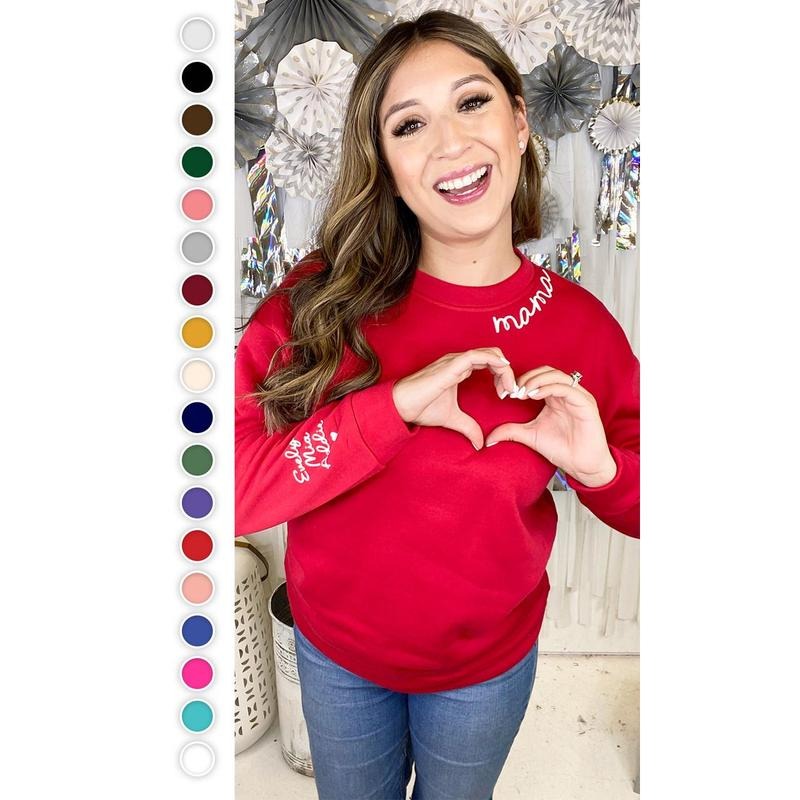 Custom Wear My Heart on My Sleeve Sweatshirt Shirt Hoodie | PrintMintTees.com