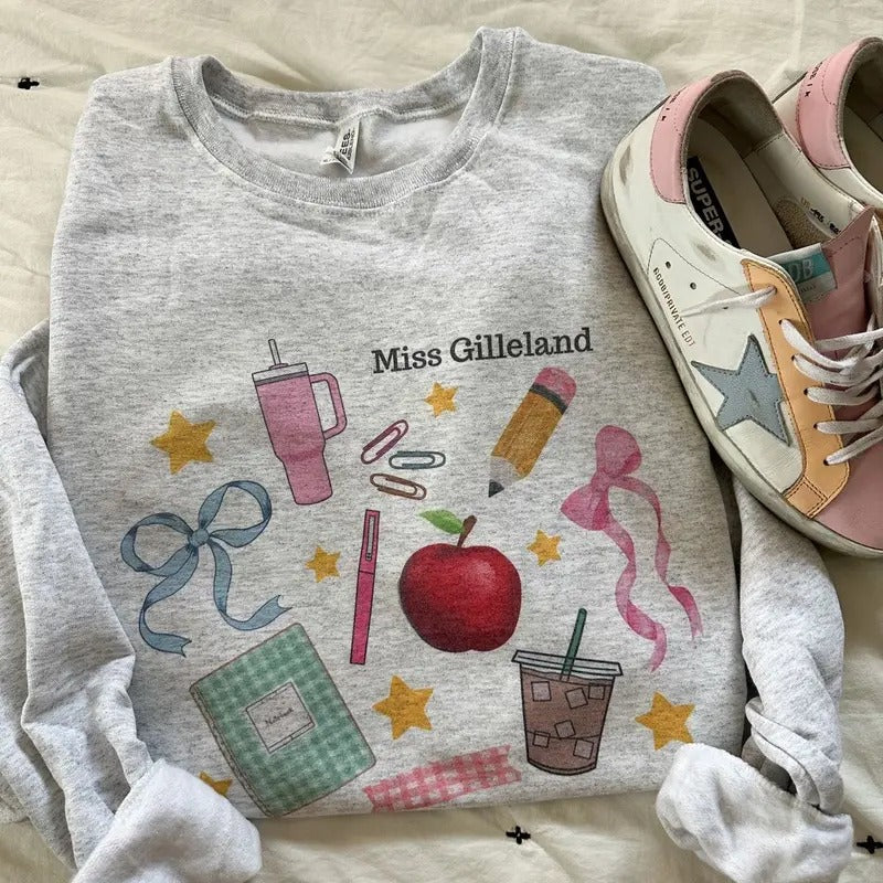 Customizable Teacher Sweatshirt Shirt Hoodie | PrintMintTees.com