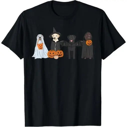 Cute Ghost Dogs Halloween Dog Lover Men Costume T-Shirt  Made in USA Hoodie Sweatshirt | PrintMintTees.com