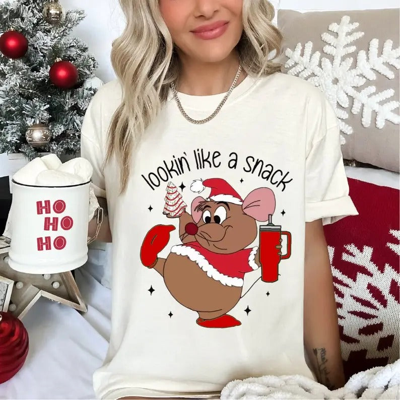 Cute Gus Gus Tshirt, Looking Like A Snack Christmas Shirt, Family Christmas Shirt Top Womenswear Hoodie Sweatshirt