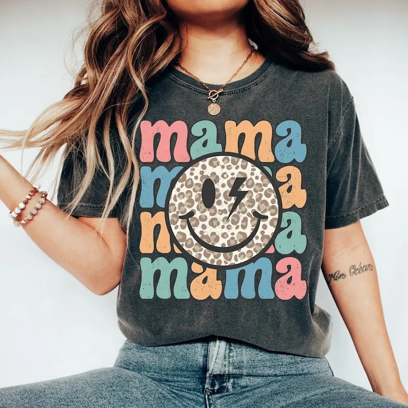 Cute Mama Shirt, Mothers Day Gift For Mom, New Mom Announcement, Cool Moms Shirt, Funny Mama Shirt, Mommy Shirt, Cute Mom...