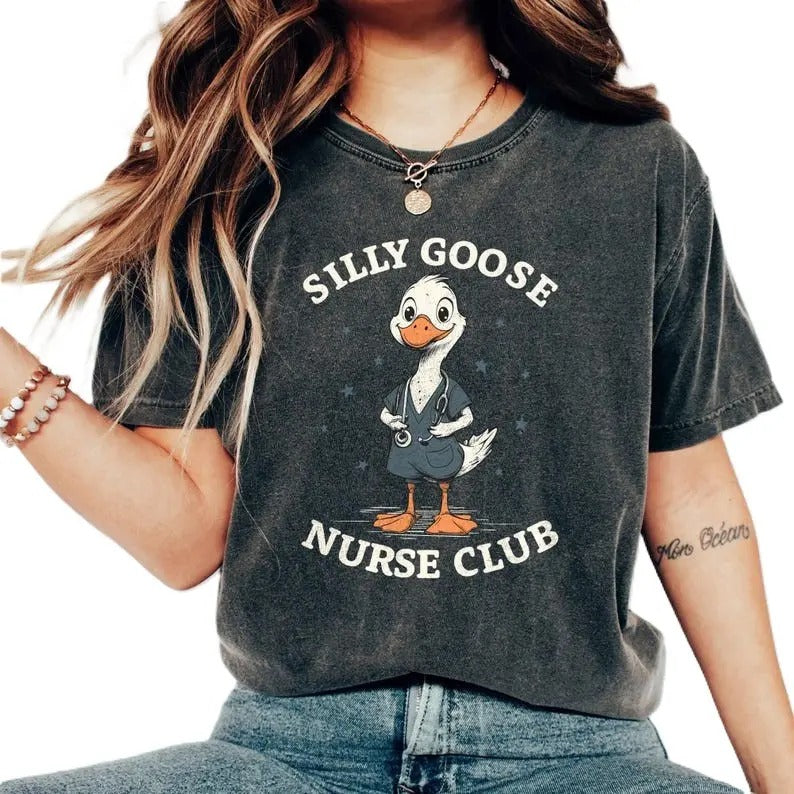 Cute Nurse Silly Goose Nursing Student Silly Goose Nurse Nurse Appreciationt Pediatric Nurse T-Shirts, Hoodie, Sweatshirt