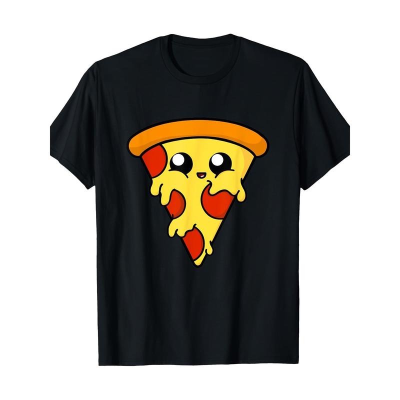 Cute Pizza T Shirt -100% Cotton - 220g made in usa Hoodie Sweatshirt | PrintMintTees.com