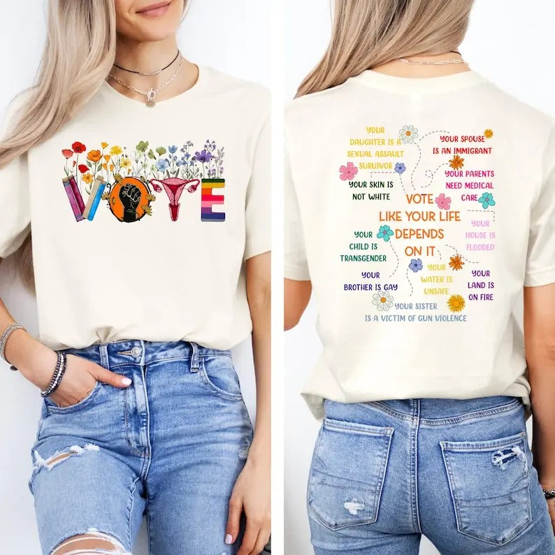 Cute Vote As If Democrat Election Vote Her Trends T-Shirts, Hoodie, Sweatshirt