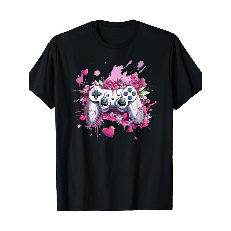 Cute gamer video game controller 100% cotton T-shirt Made in USA Hoodie Sweatshirt | PrintMintTees.com