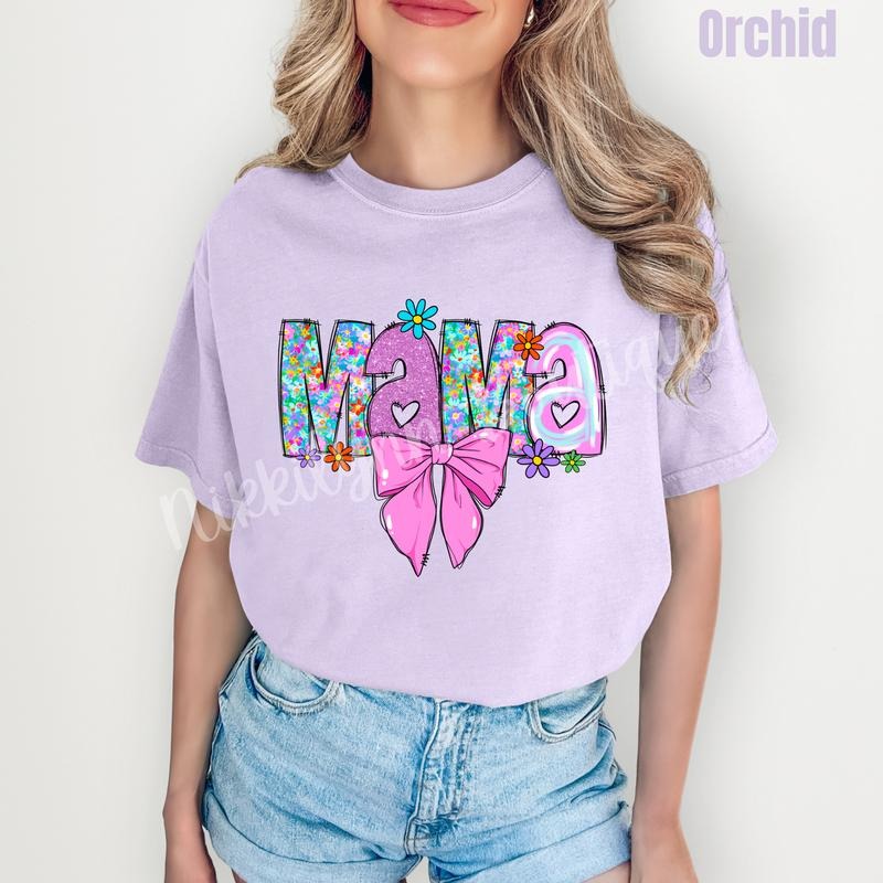 Cutie Colors Mama Comfort Colors T-Shirt 'NLB' Hoodie Sweatshirt | PrintMintTees.com