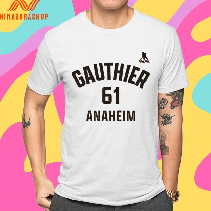 Cutter Gauthier 61 Anaheim Ducks Shirts