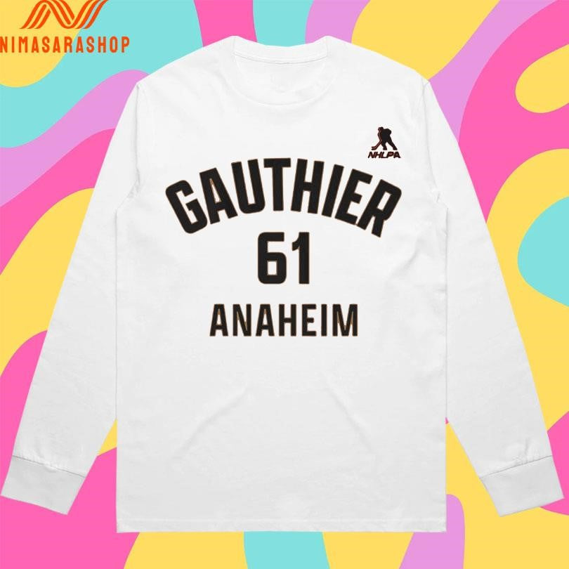 Cutter Gauthier 61 Anaheim Ducks Shirts