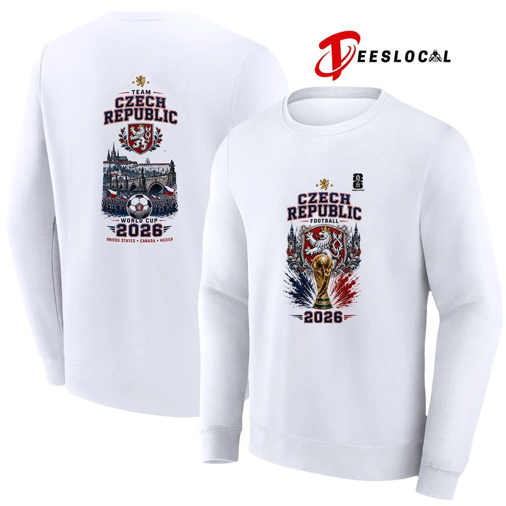 Czech Republic World Cup trophy graphic shirt