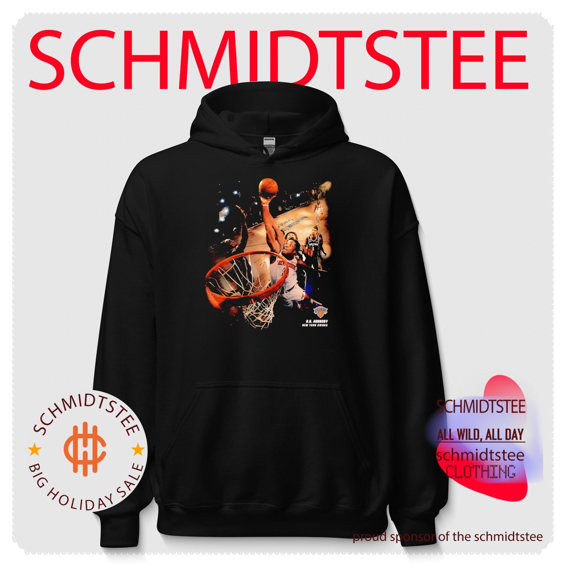 Og Anunoby New York Knicks Action shot shirt