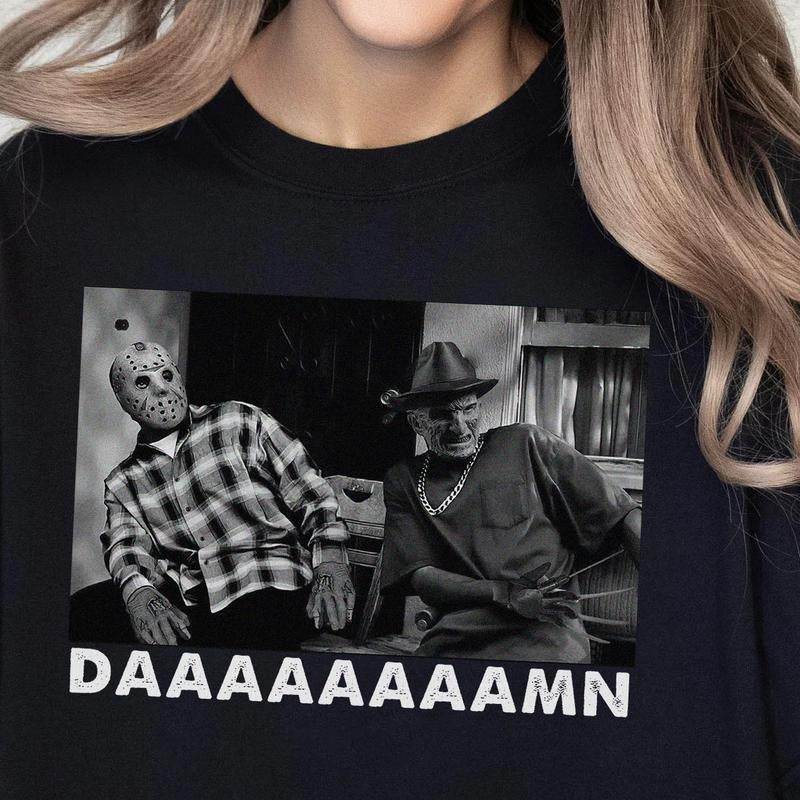 DAAAAAAAAAAAAAAAAAMN  Halloween Funny Shirt Friends Halloween Team TShirt Halloween Tee Hoodie Sweatshirt | PrintMintTees.com