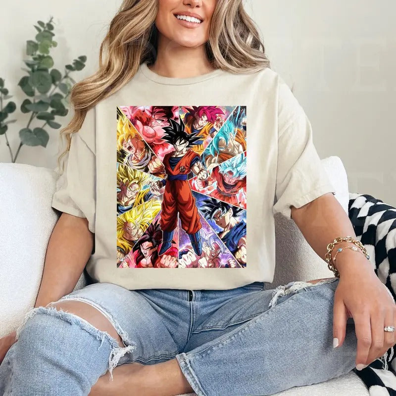 DGB SSJ Tshirt Crewneck Hoodie Comfort Cotton Sweatshirt | PrintMintTees.com