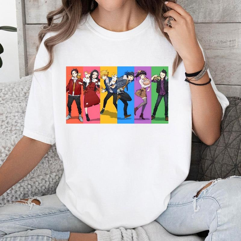 DM Tanjiro Nezuko Zenitsu Inosuke Kanao Genya Anime Lover Shirt Crewneck Hoodie Comfort Cotton Sweatshirt | PrintMintTees.com