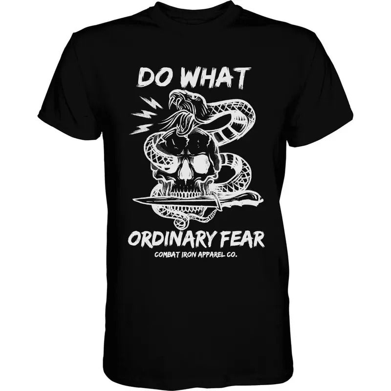 DO WHAT ORDINARY FEAR SNAKE & SKULL MEN'S T-SHIRT Hoodie, Sweatshirt | PrintMintTees.com