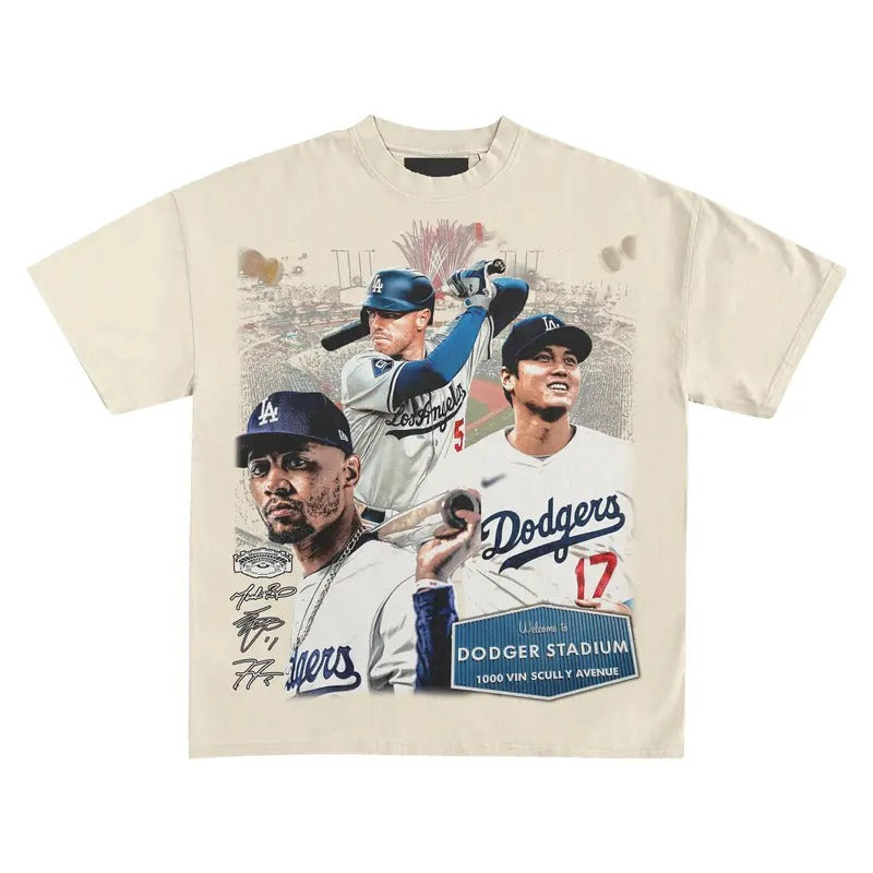 DODGER Shirt Basketball Vintage Graphic Tee Men Women Streetwear Hoodie Sweatshirt | PrintMintTees.com