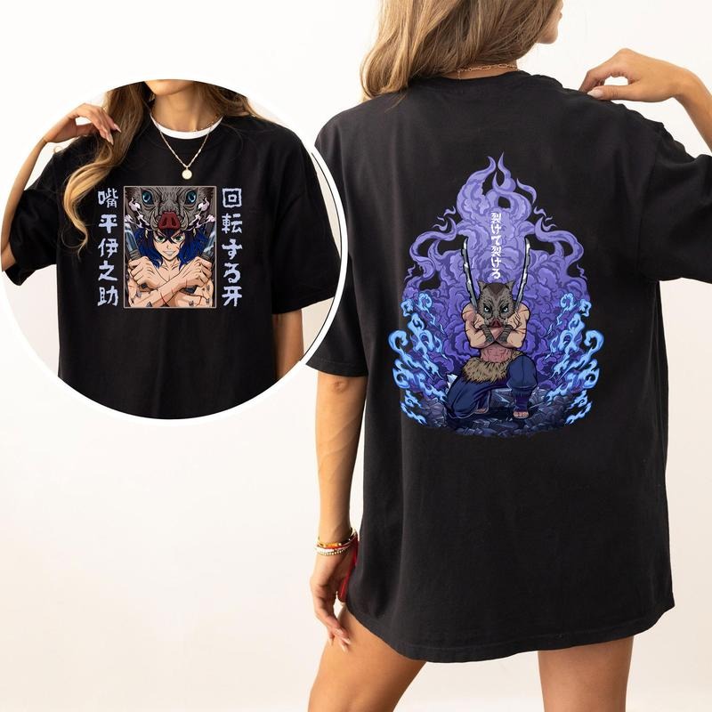 DS Inosuke Tshirt Crewneck Hoodie Comfort Cotton Sweatshirt | PrintMintTees.com