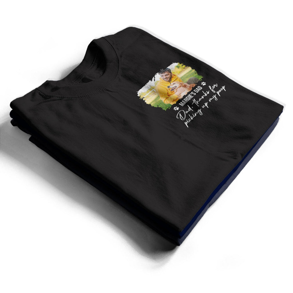 Custom Photo Best Dog Dad Ever - Gift For Dog Lovers - Personalized Custom T Shirt