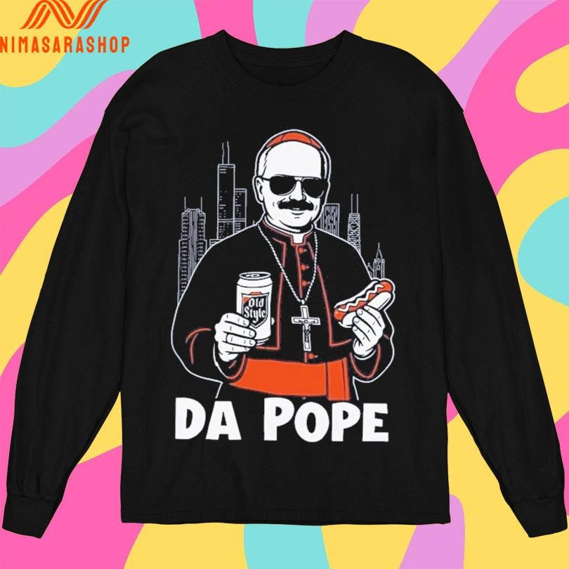 Da Pope Chicago Old Style Beer And Hot Dog Shirts