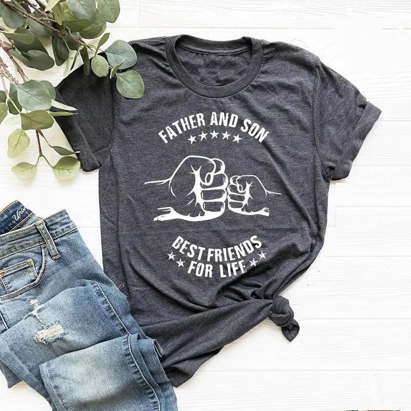 Dad And Son Shirt, Father And Son Bestfriends For Life, Dad Shirt, Daddy Shirt, Dad Gift Shirt, Father's Day Gift,...
