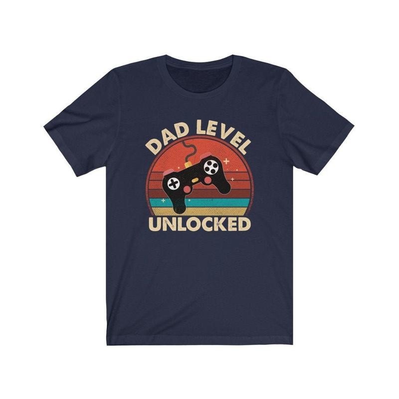 Dad Level Unlocked Shirt New Dad Announcement Shirt Funny New Dad Shirt First Time Dad Tshirt Father's Day Gift Idea...