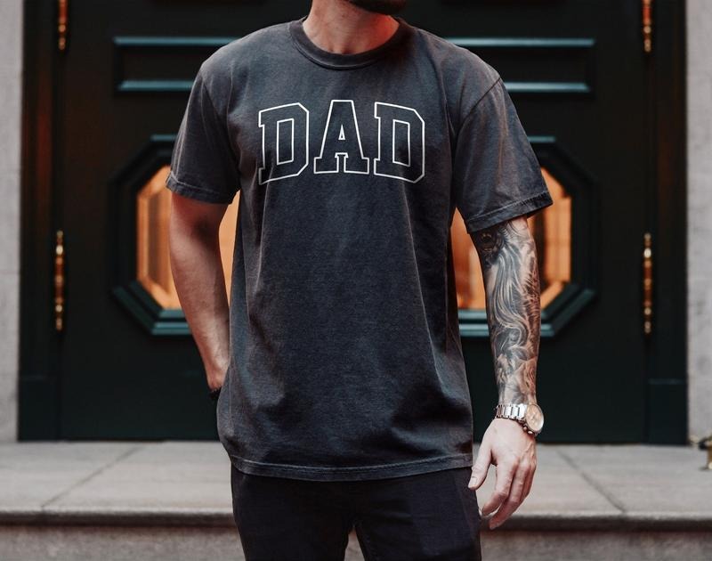 Dad Shirt, Fathers Day Shirt, Trendy Daddy Shirt, Gift for New Dad, Custom Colors Men's shirt, Dad T-Shirt, Fathers Day...