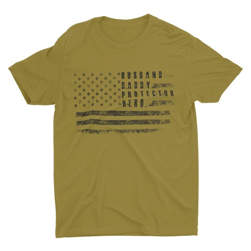 Dad Usa Flag Patriotic Shirt Fathers Day Gift For Father T Shirt Gifts For Dad Patriotic Shirts For Men Best Dad Gifts...