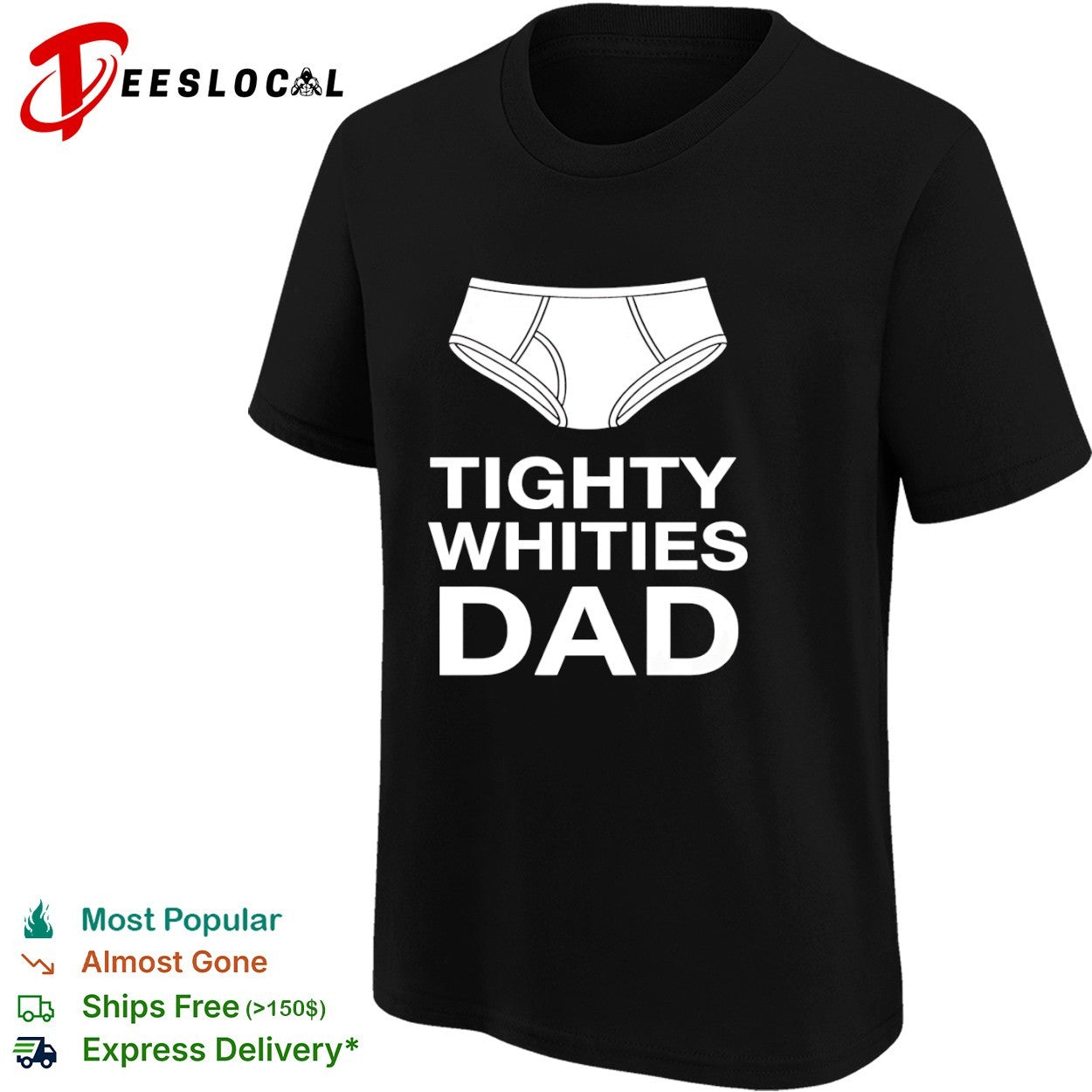 Dad tighty whities men briefs shirt