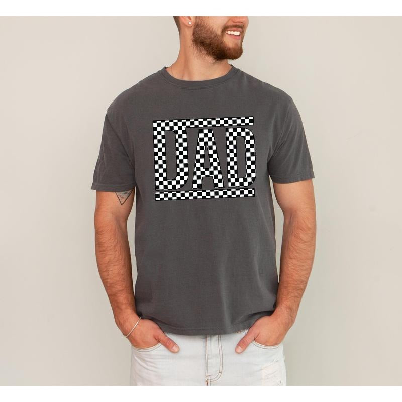 Dad Retro Checkered Vintage Husband Comfort Color T-Shirts, Hoodie, Sweatshirt