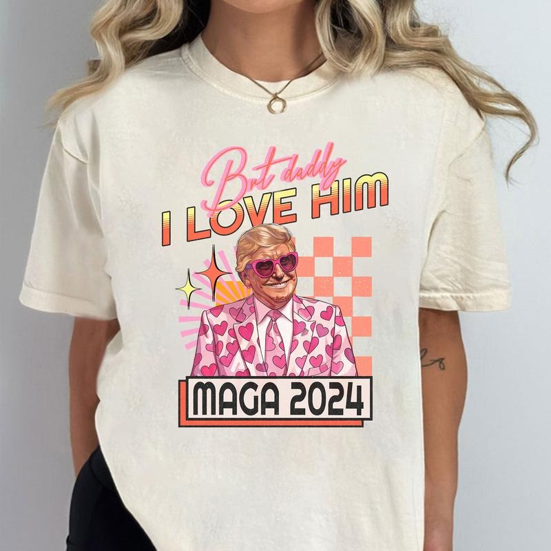 Daddy's Trump MAGA 2024 Shirt, Republican Gift, 2024 Trump Shirt, Republican T Shirt, Election Shirt Hoodie Sweatshirt