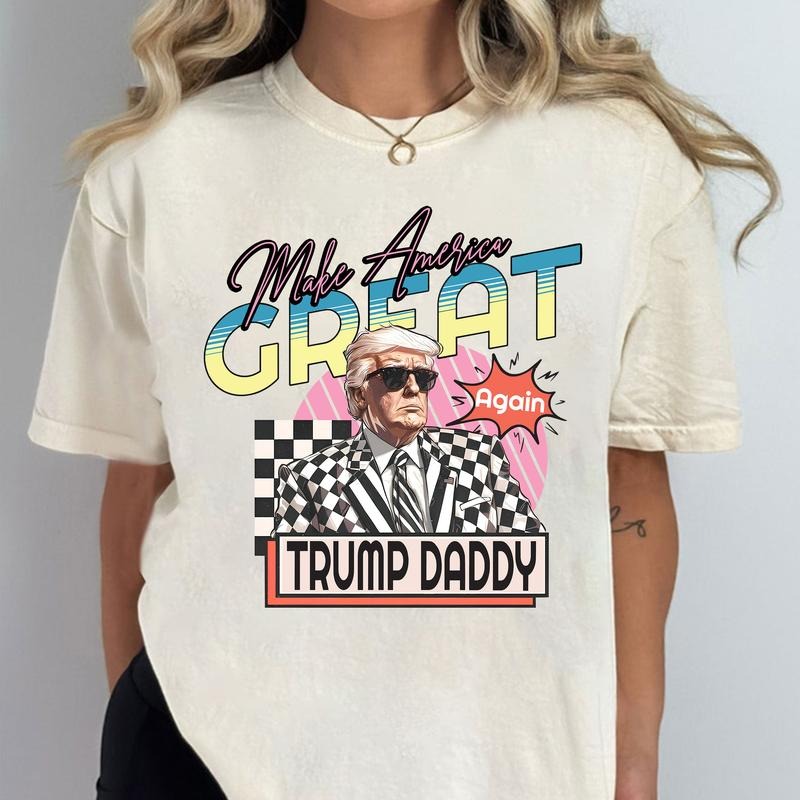 Daddy's Trump MAGA 2024 Shirt, Republican Gift, 2024 Trump Shirt, Republican T Shirt, Election Shirtstyle{n002}4 Hoodie...