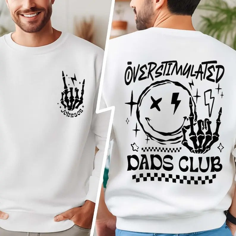 Dads Club Shirt, Personalized Father Shirt, Father's Day Gift, Cool Dad Shirt, Funny Dad Gift, New Dad Shirt, Dad Shirt,...