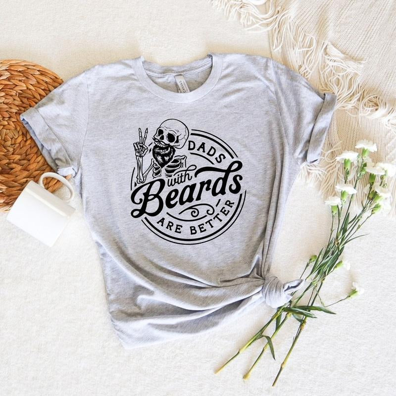Dads with Beards are Better Shirt,Funny Dad Gift,Beard Shirt,Cool Dad Shirt,Fathers Day Gift Hoodie Sweatshirt