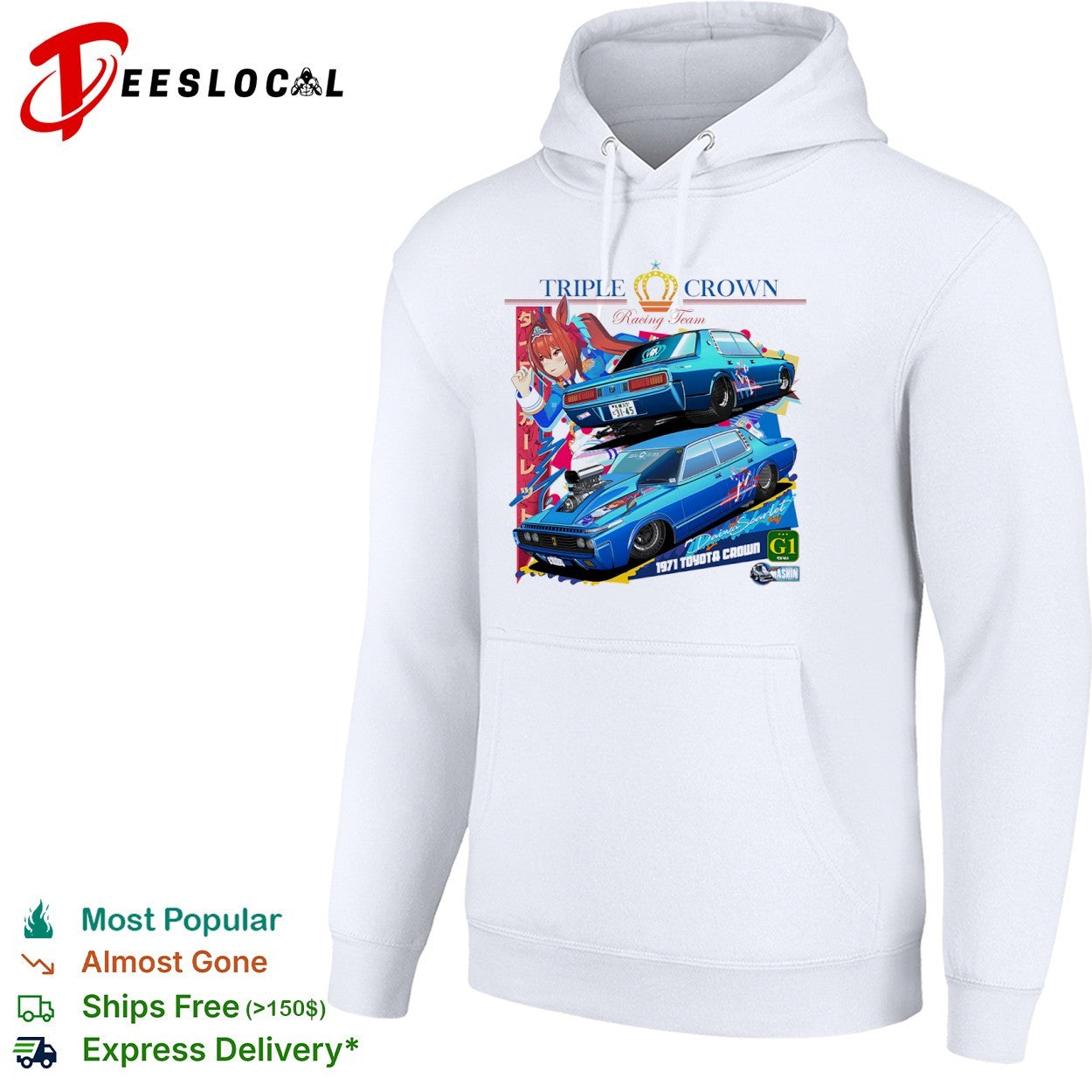Daiwa Scarlet Uma Musume 1971 Toyota Crown Triple Crown Racing shirt
