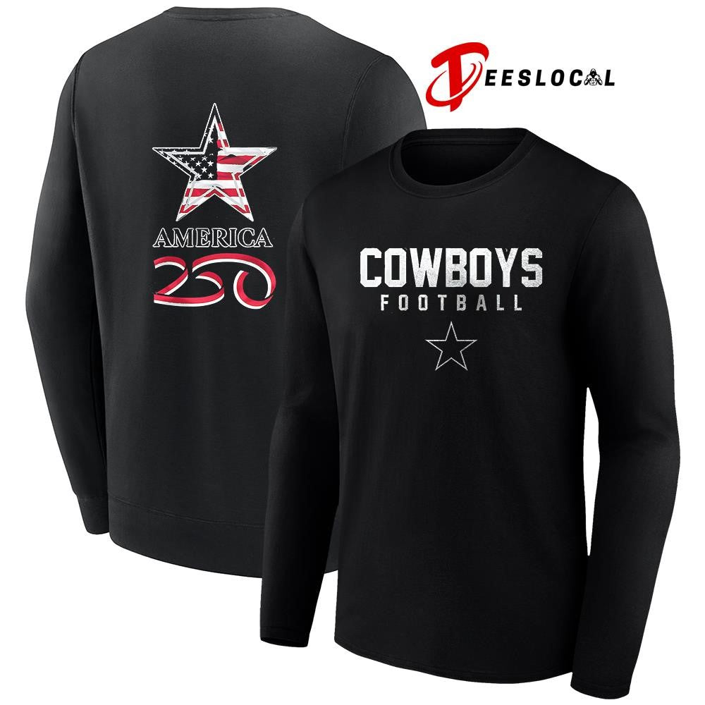 Dallas Cowboys x 250 years of America camo shirt