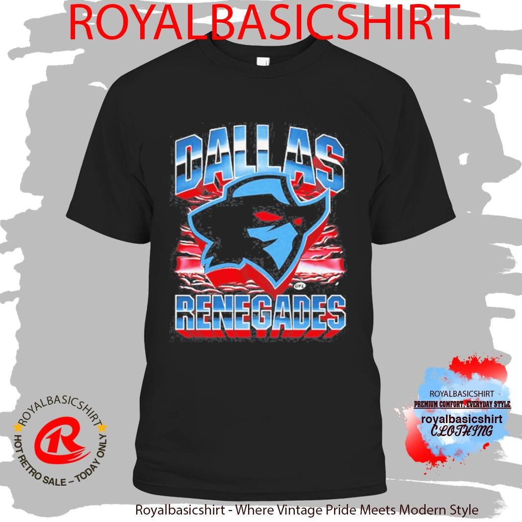 Dallas Renegades UFL vintage logo T-Shirt